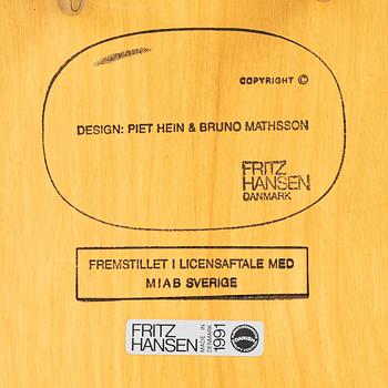 Piet Hein & Bruno Mathsson, bord, "Superellips", Fritz Hansen.