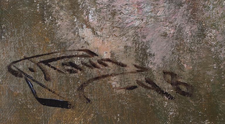 JOHANNES RAVN, olja på duk, signerad och daterad -48.