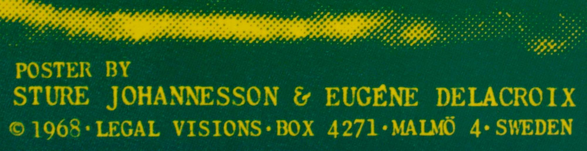 STURE JOHANNESSON, efter, affisch, Museu d'Art Contemporani de Barcelona, sign.
