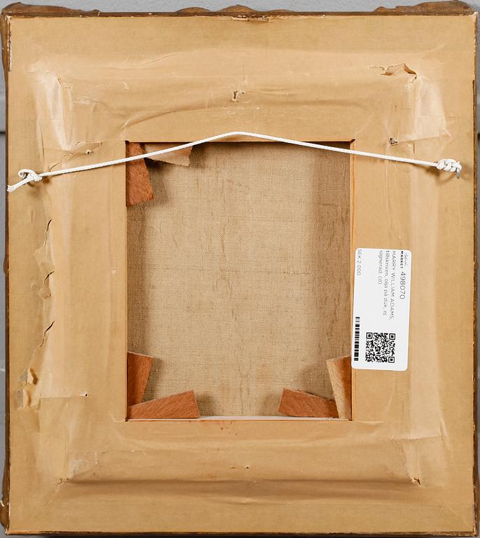 HARRY WILLIAM ADAMS, tillskriven, olja på duk, ej signerad.