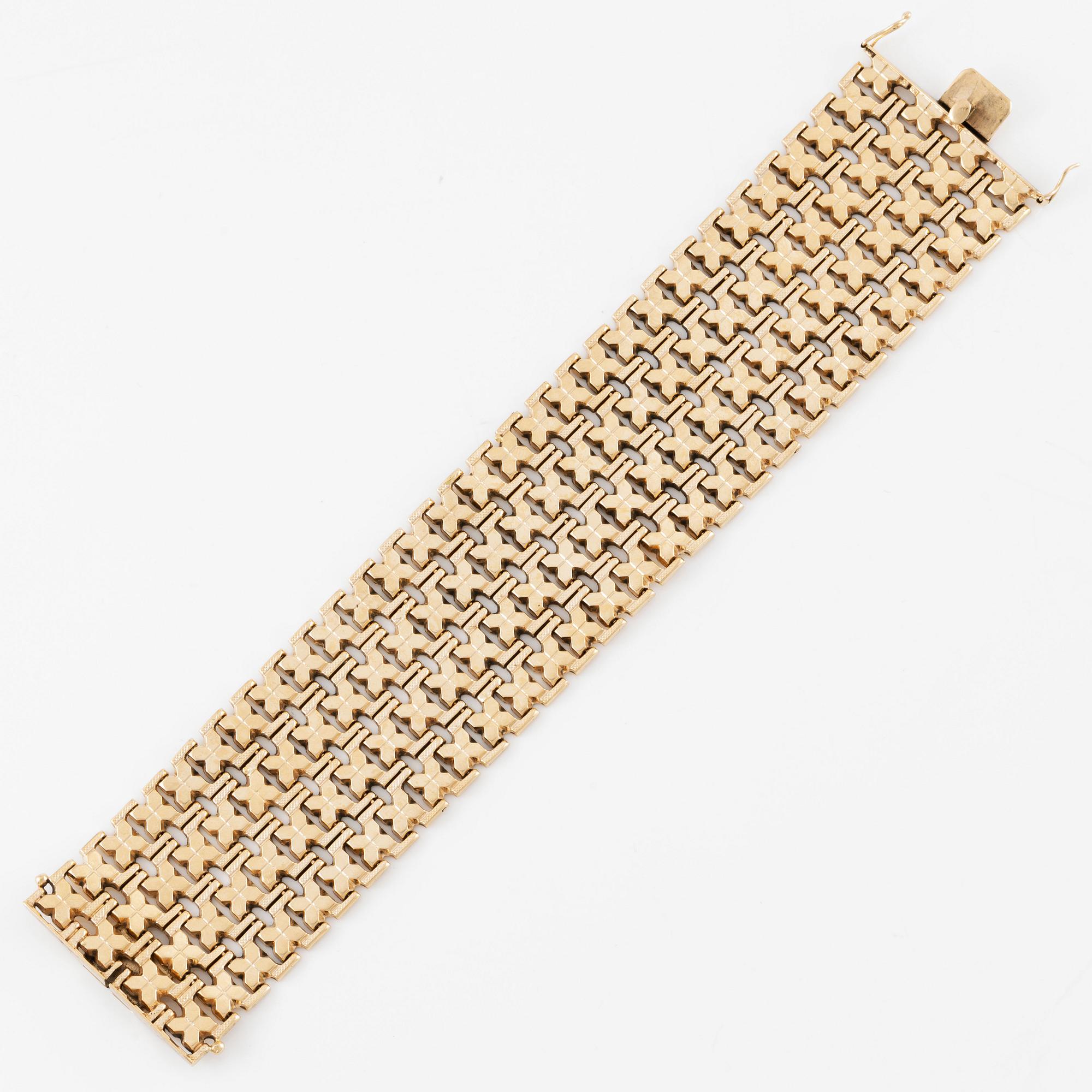 Bracelet 18K gold Italy.