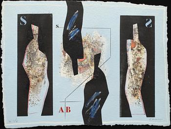 JAMES COIGNARD, carborundumetsning, sign o numr HC I/V.