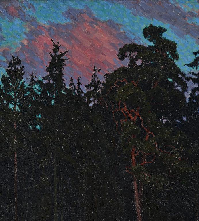Gunnar Hallström, Jägare vid skogsbrynet.