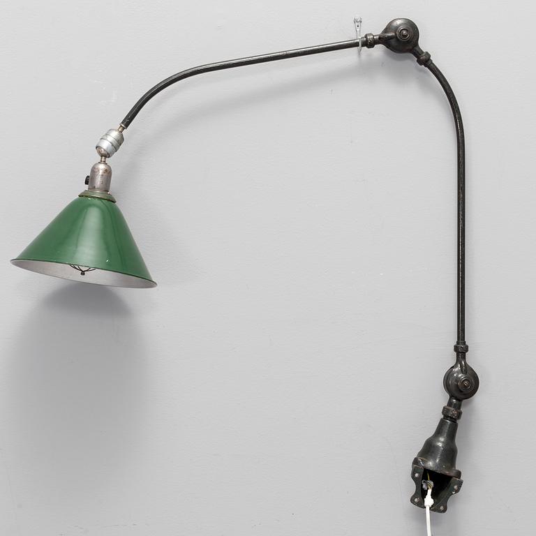 A 1930s / 1940s Johan Petter Johansson "triplex-pendel" wall light.