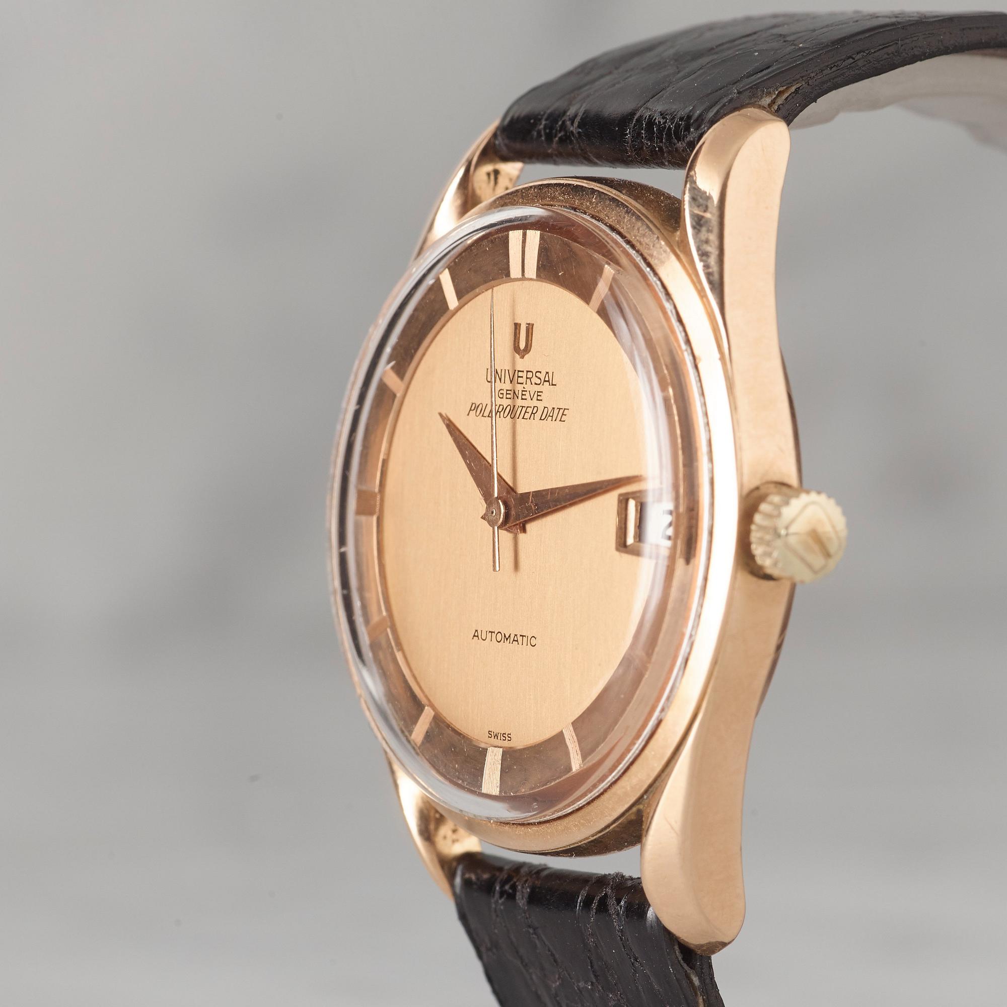 UNVERSAL GENÈVE, Polerouter Date, armbandsur, 34 mm,.