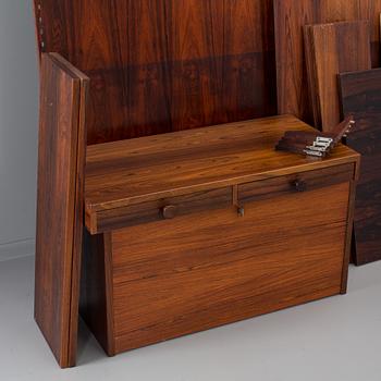 POUL CADOVIUS, a 1960's Danish palisander shelving system.