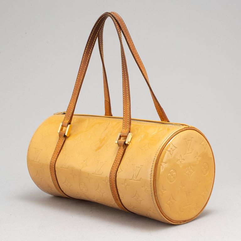 LOUIS VUITTON, a 'Bedford' yellow vernis bag.
