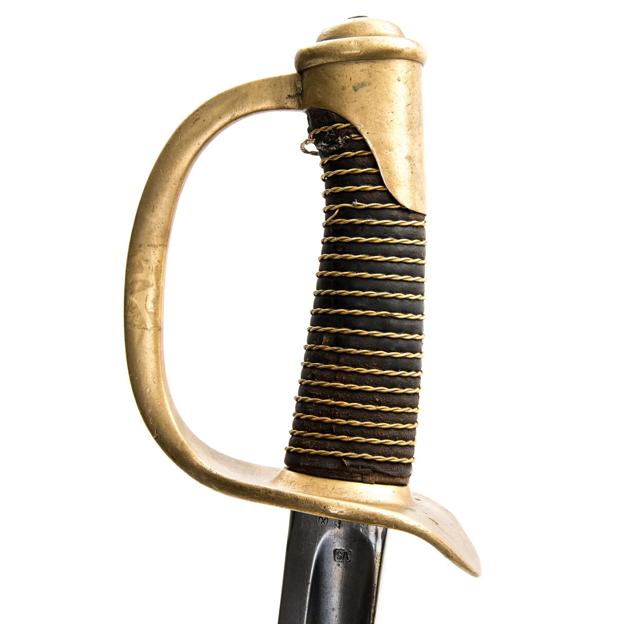 MANSKAPSSABEL, kavalleri, M1822, Châtellerault Frankrike, tillverkningsår 1879.