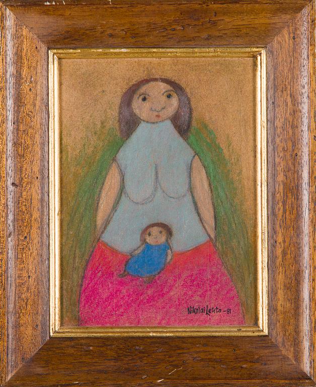 Nikolai Lehto, Mor och barn.