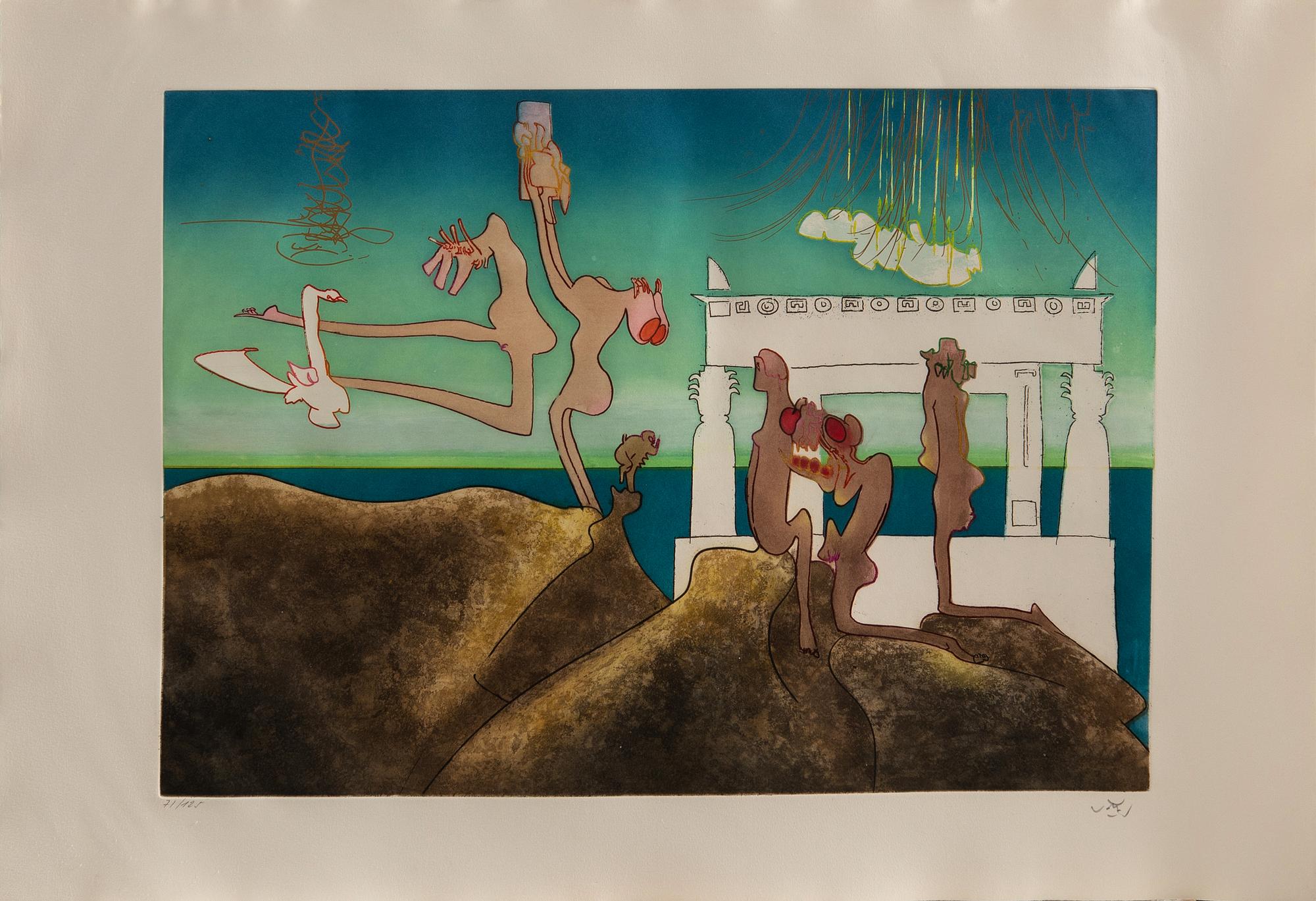 Roberto Matta, mapp "L'Arc, obscure des heures".