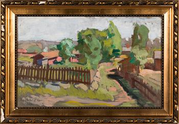 Weikko Puro, oil on canvas, signed and dated 1910.