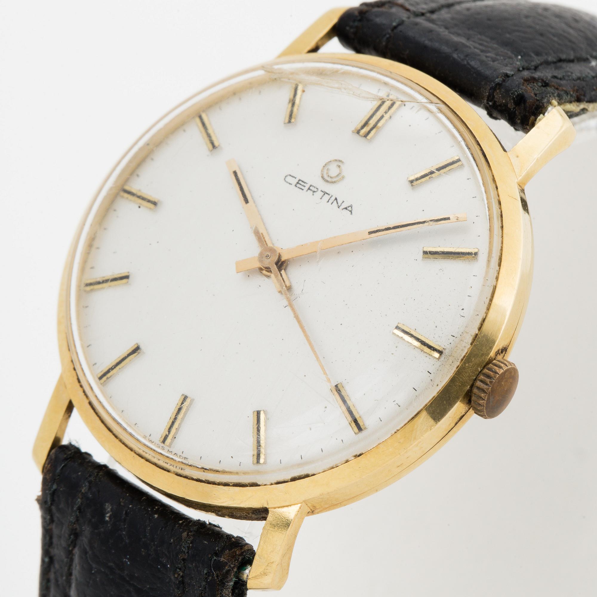 CERTINA, wristwatch, 34 mm.