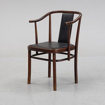 Peter Celsing, a stained beech model 1514 chair, Gemla, Diö, 1965.