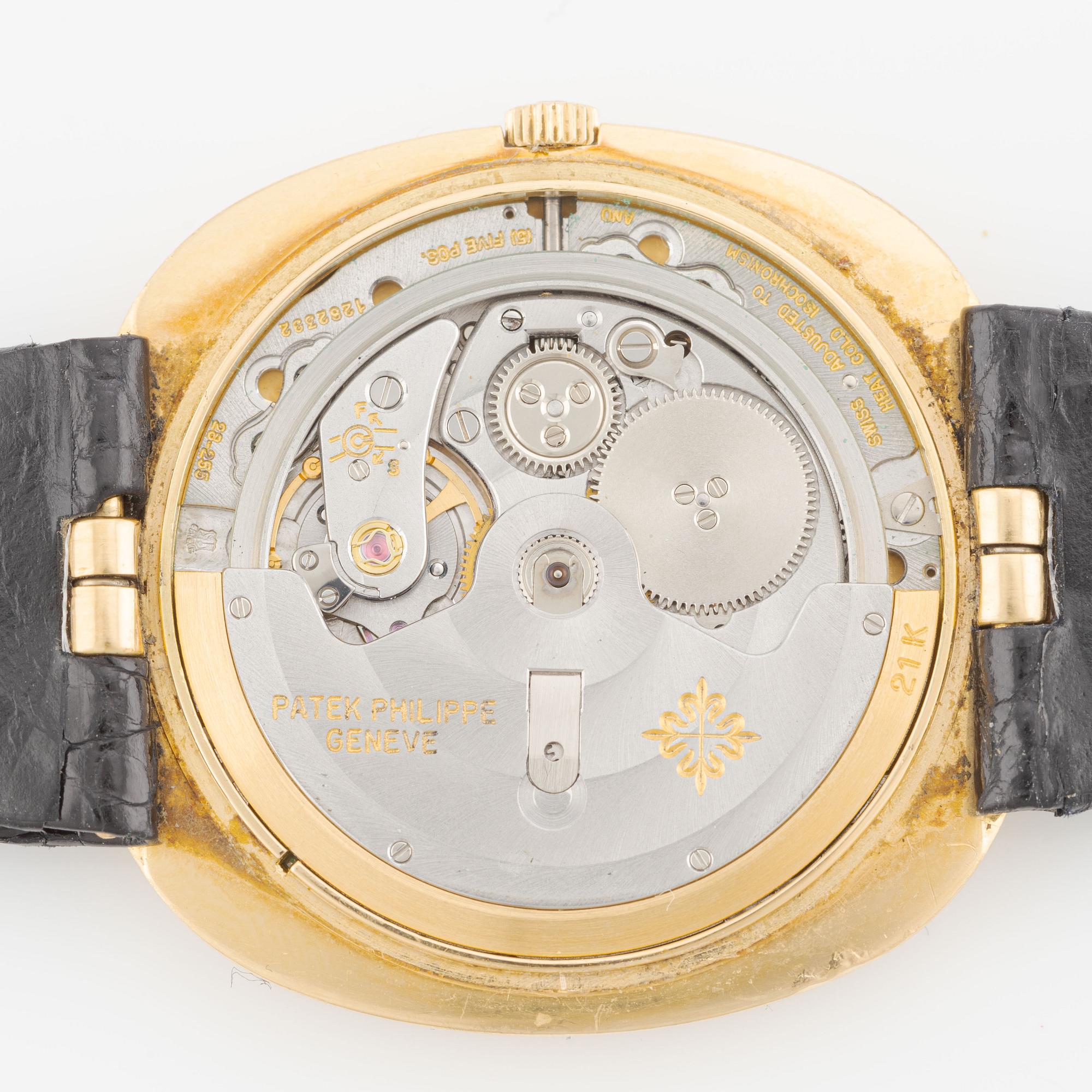 Patek Philippe, Ellipse, "Double Signed", "Beyer", ca 1975.