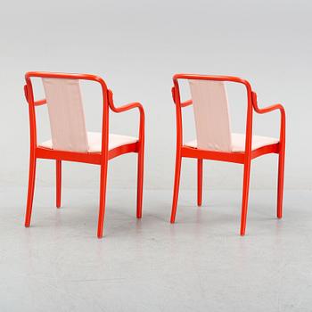 Jack Ränge och Beata Heuman, karmstolar, ett par, "Kaiser", Gemla, Diö, 1982 och 2021.