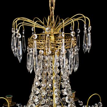 A 20th century chandelier.