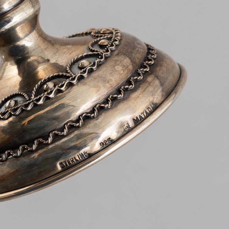 Kiddush cup / drinking chalice, silver, Judaica, early 20th Century.