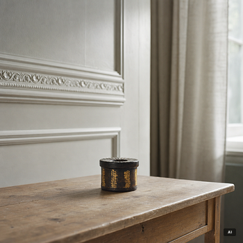 Wilhelm Kåge, a Farsta stoneware candle holder, Gustavsberg Studio 1959.
