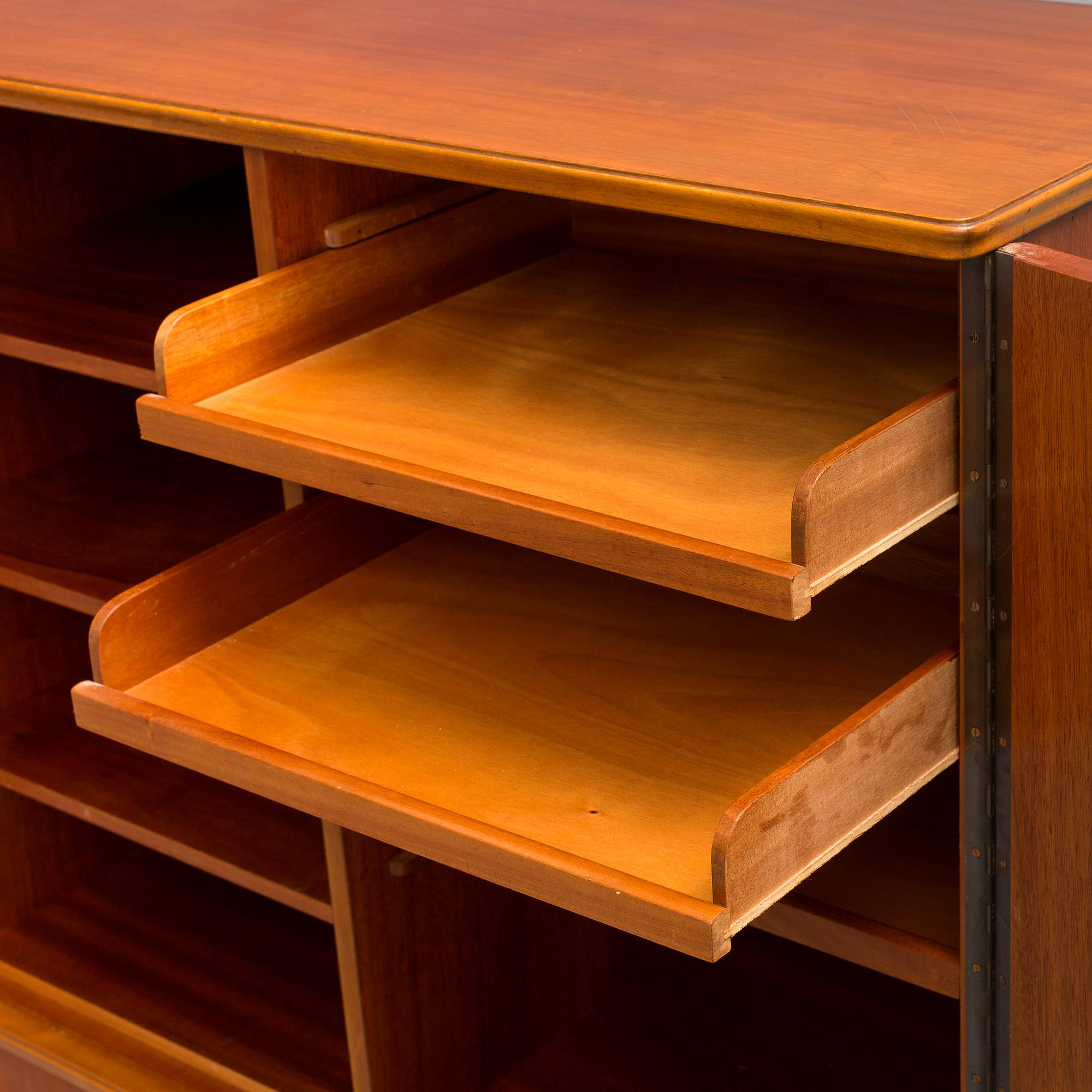 A 1950/60s mahogany veneered cabinet.