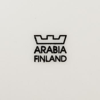 Birger Kaipiainen, serving dishes, 37 pcs, ceramics, "Paradise", Arabia, the later half of 20th century.