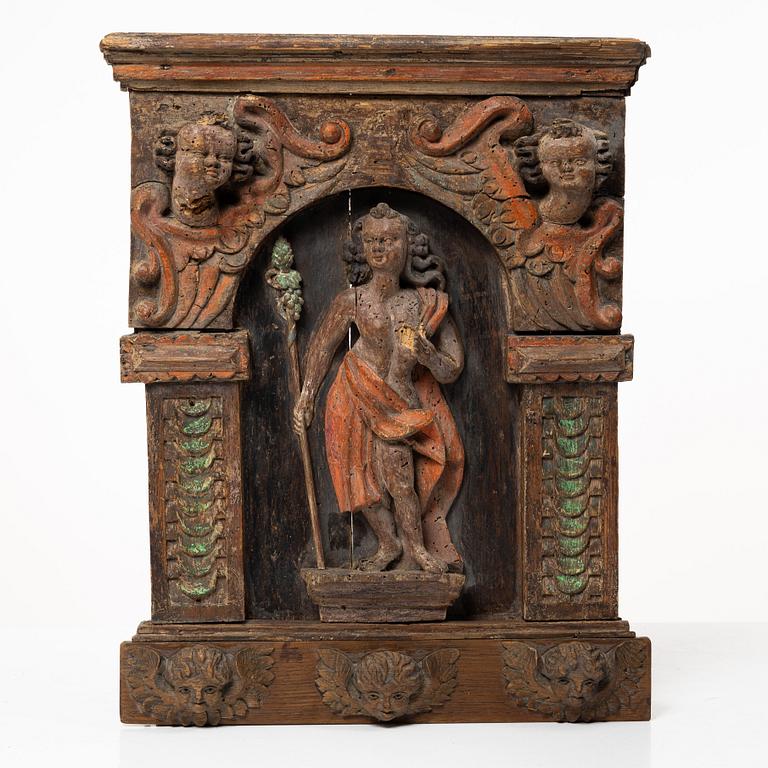 Väggrelief, 1700-tal.