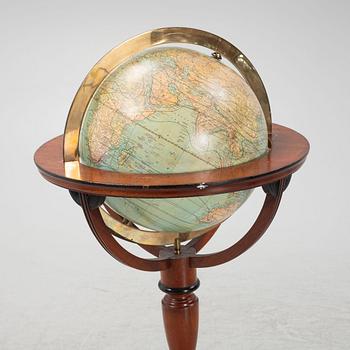 A Terrestrial Globe with Stand by W & AK Johnston, early 20th Century.