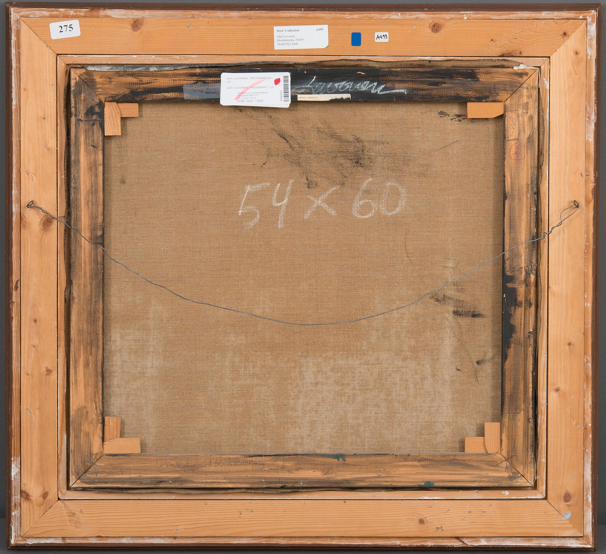 Ahti Lavonen, "EDGE OF THE FOREST".