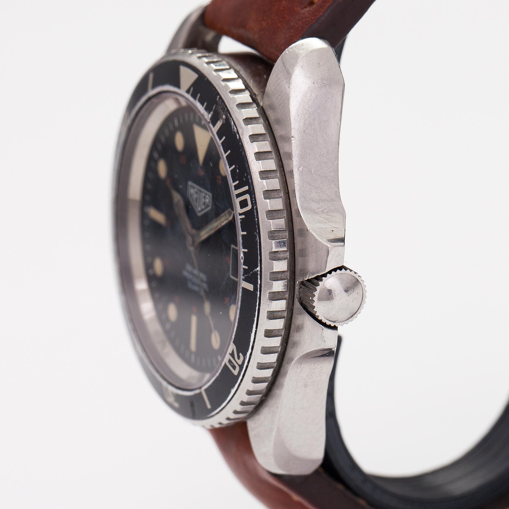 HEUER, Monnin 844, 200 m, wristwatch, 42 mm.