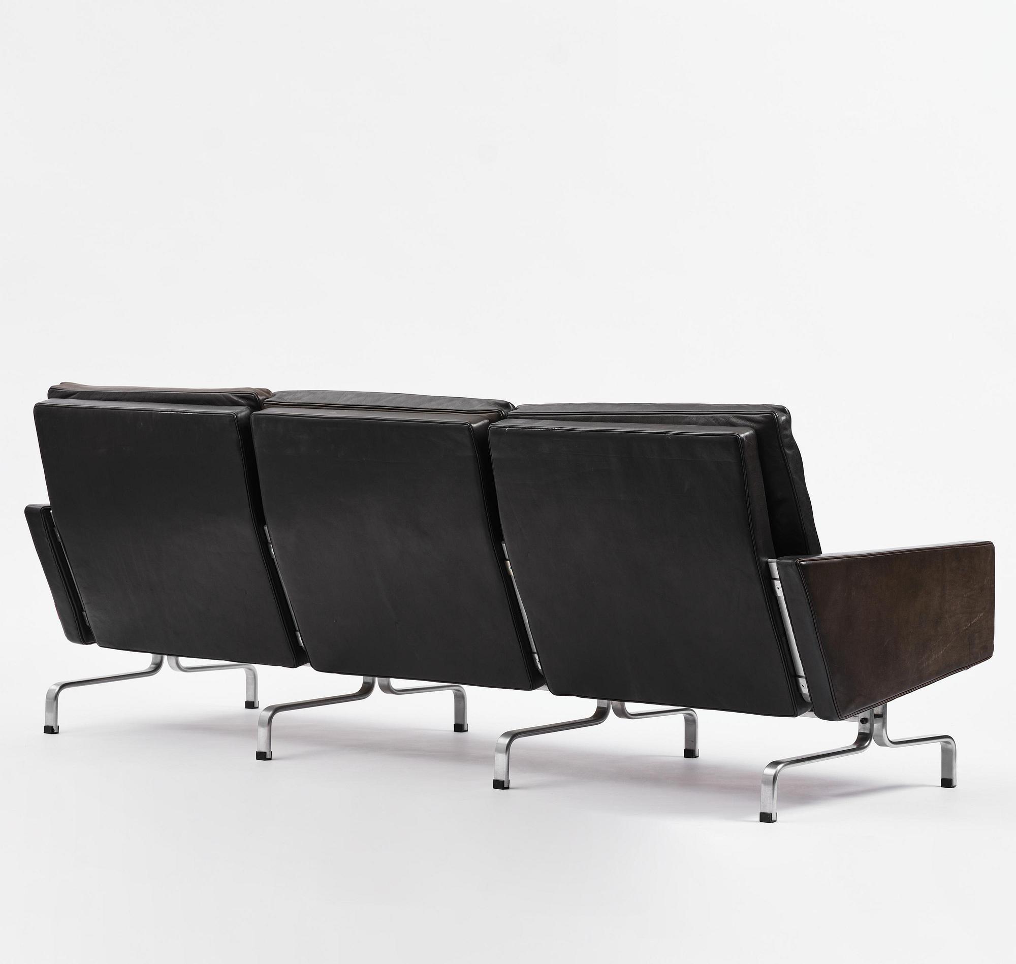 Poul Kjaerholm, a model PK31 sofa, Fritz Hansen, Denmark 2007.
