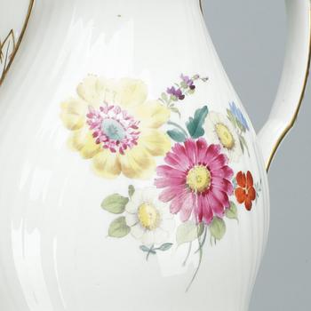 KAFFE-/MOCCASERVIS, porslin, 25 delar, Royal Copenhagen, 1800-talets andra hälft.