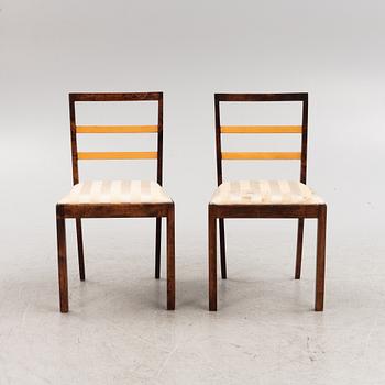 Chairs, 5 pcs, first half of the 20th century.