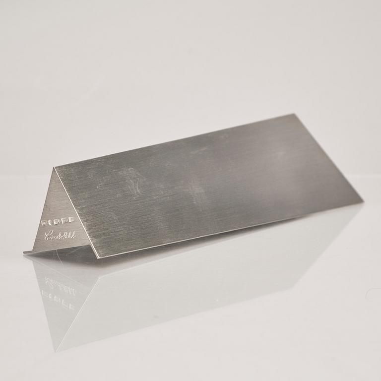 A sterling silver vase, mark of Rolf Lindståhl, Stockholm 2009.