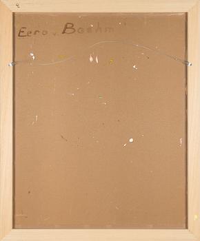 Eero von Boehm, oil on board, signed.