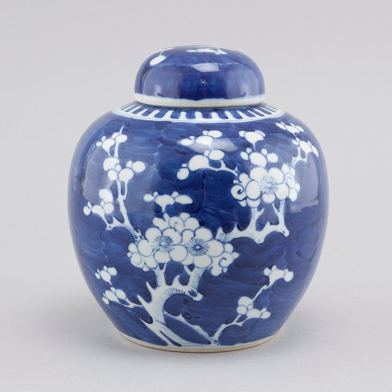 A porcelain jar form China, late Qing dynasty (1644-1912).