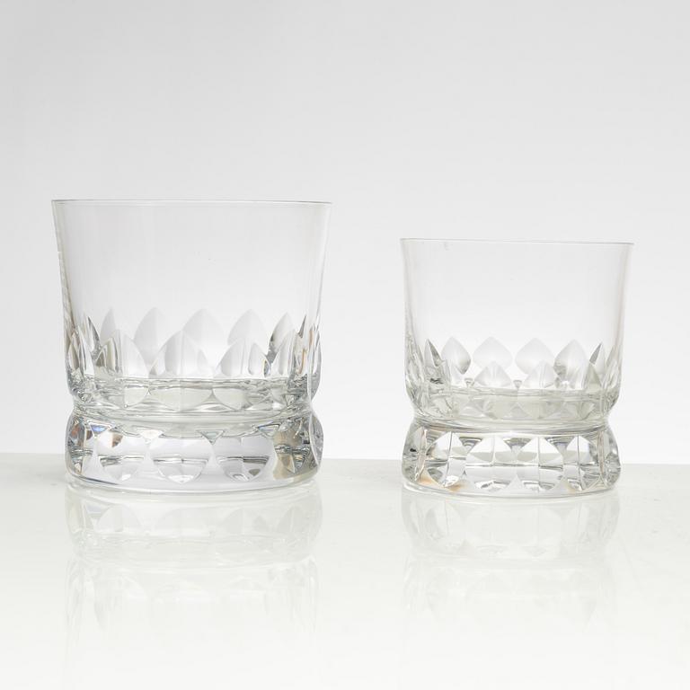 Göran Wärff, a glass service 68 pieces, "Prince", Kosta Boda.