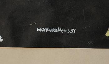 MAX WALTER SVANBERG, blandteknik, sign o dat -51.