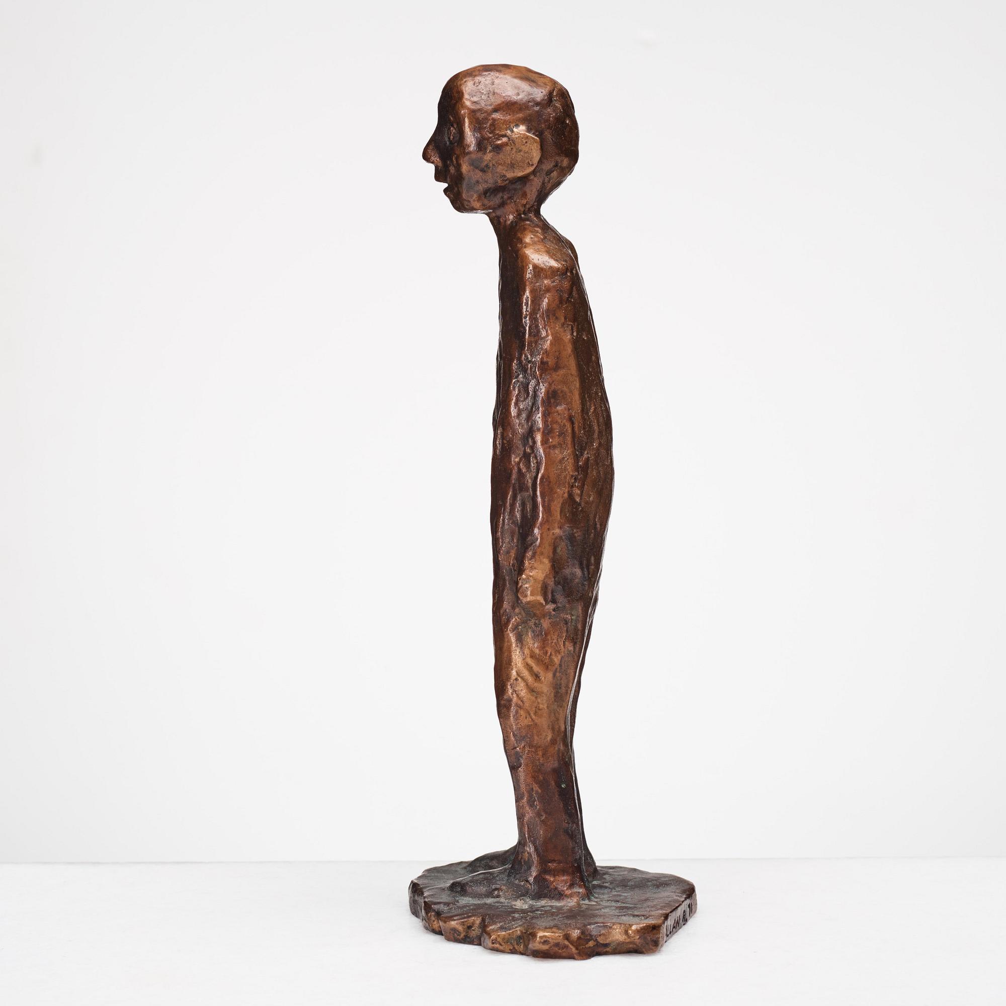 ALLAN RUNEFELT, bronsskulptur, signerad Allan R. och daterad -71, numrerad 2/6.