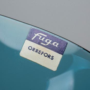 SKÅLAR, ca 16 st, glas "Fuga", Orrefors.