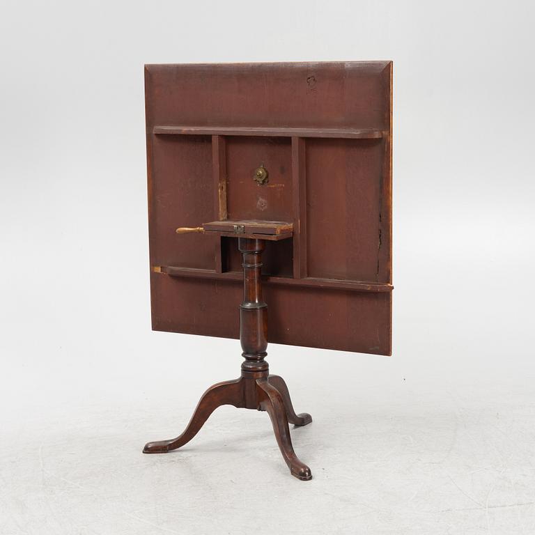 Fällbord, 1800-talets början.