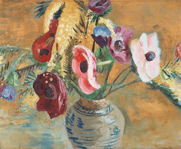 ISAAC GRÜNEWALD, oila on canvas, signed.