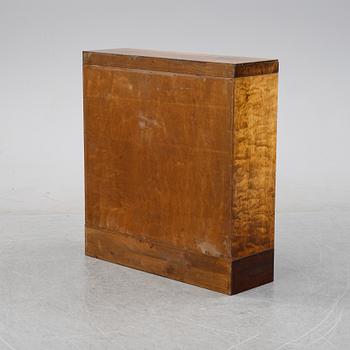 A stained birch book case, 1930/40s.