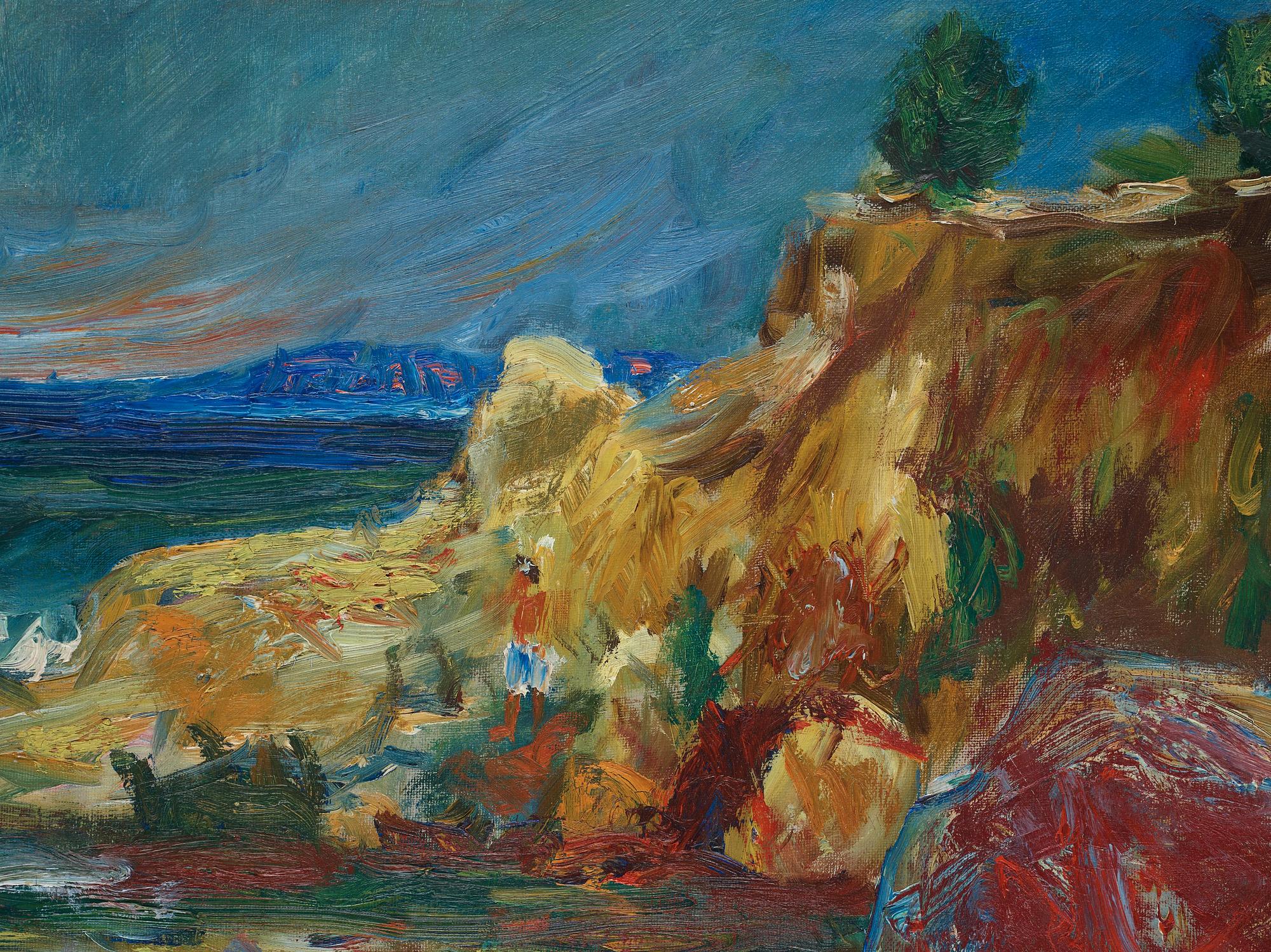 Ivan Ivarson, "Klippor och vatten, St Georges-de-Didonne, Frankrike" (Rocks and water, St Georges-de-Didonne, France).