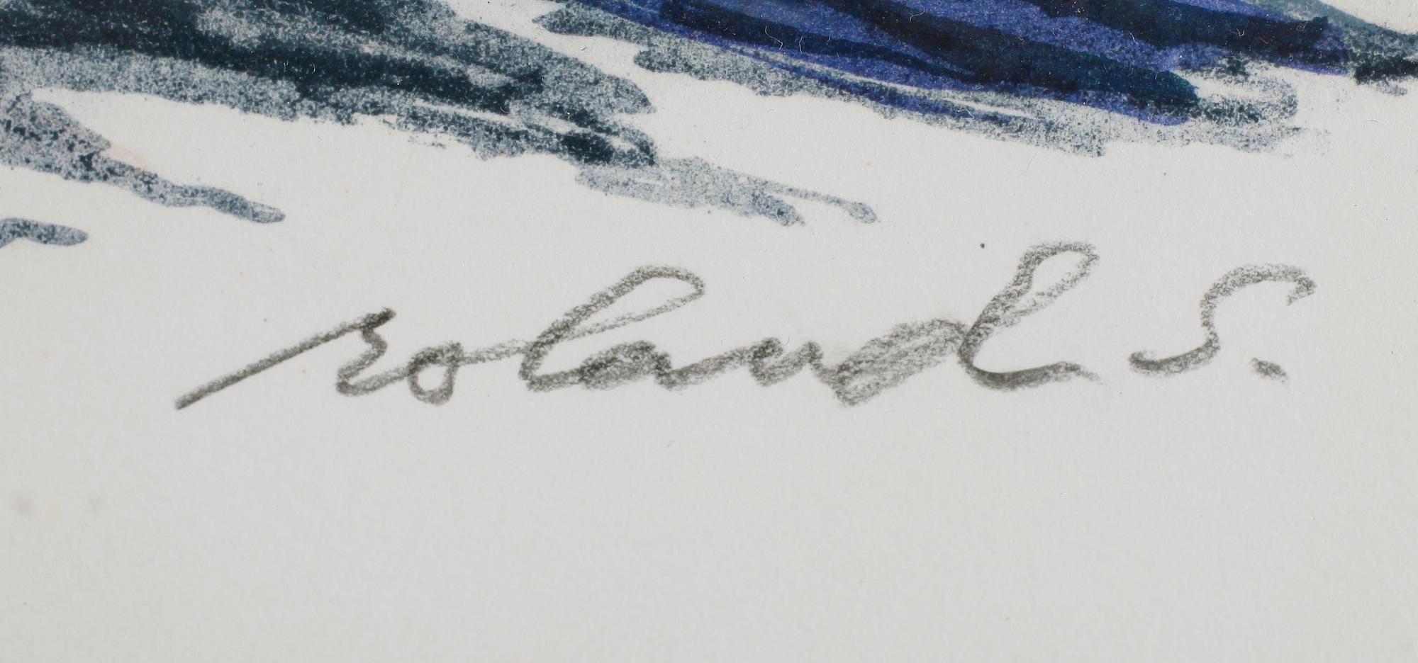 ROLAND SVENSSON, färglitografi, signerad, numrerad 431/450/II.