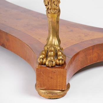 A presumably Austrian Empire centre table, early 19th century.