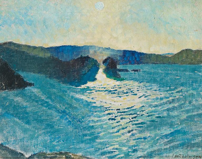 Carl Wilhelmson, "Solglitter" (Sun on Waves).