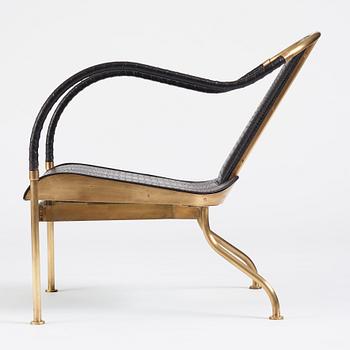 Mats Theselius, an "El Rey" armchair, ed. 317/360, for Källemo, Sweden post 1999.