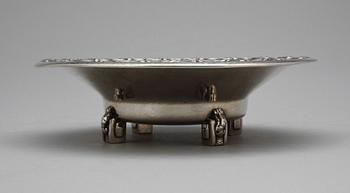 SKÅLFAT, silver, 1900-talets början. Total vikt ca 340 g.