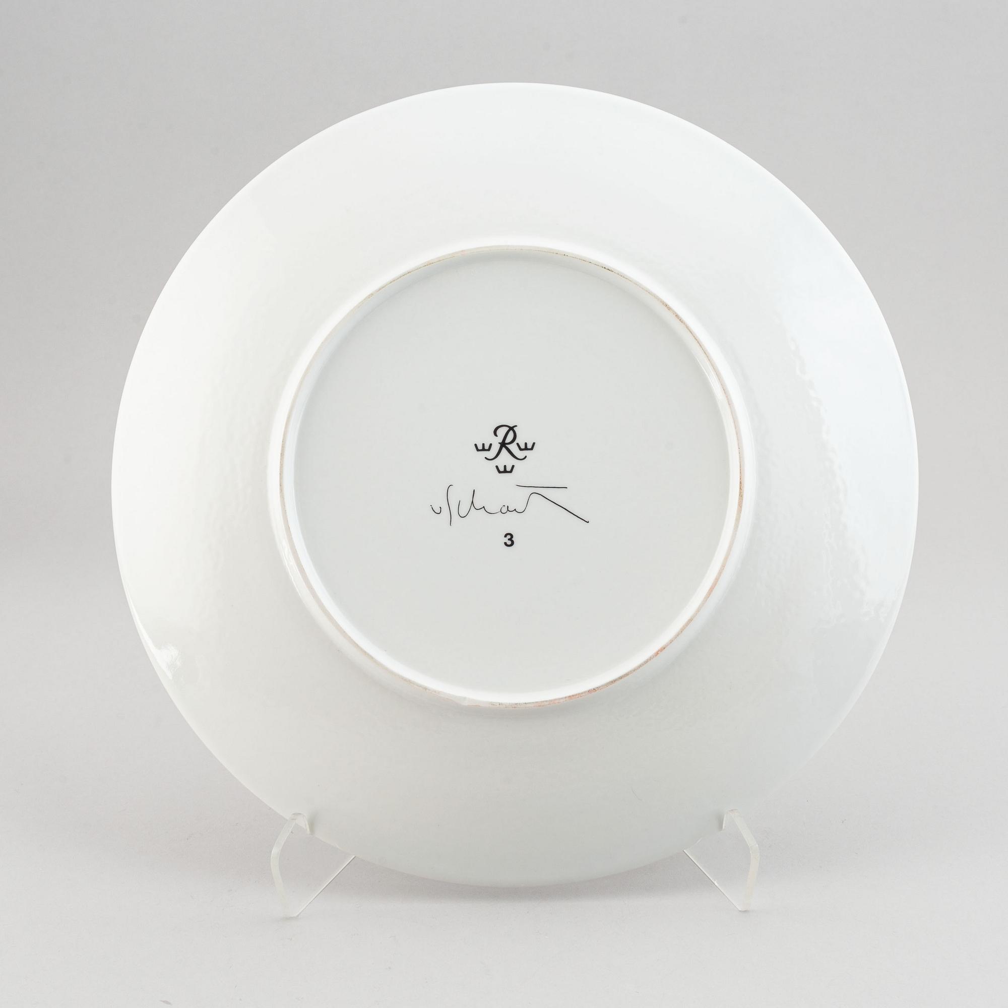 Philip von Schantz plate, Rörstrand, second hald of 21th century.