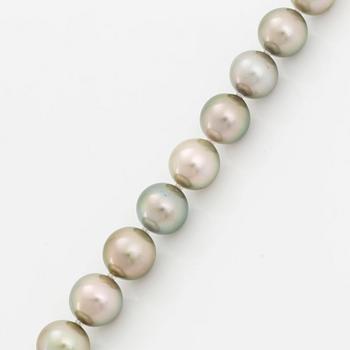 Collier odlade Tahitipärlor.