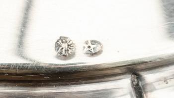 KANDELABRAR, 1 par, silver, sannolikt Spanien, 1900-tal.